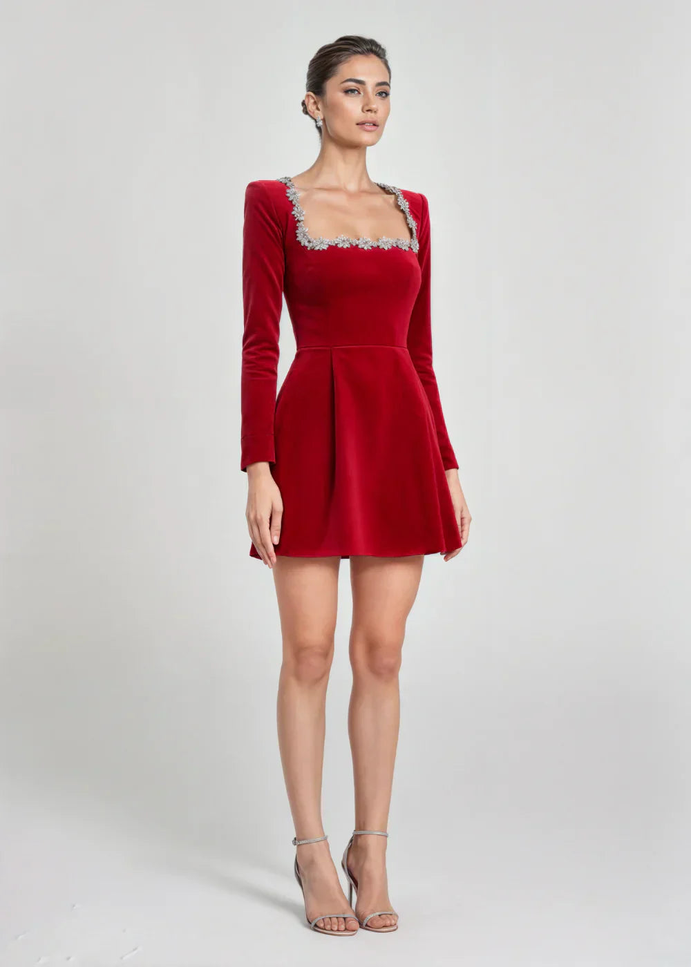 Willow™ | Samt Mini Kleid