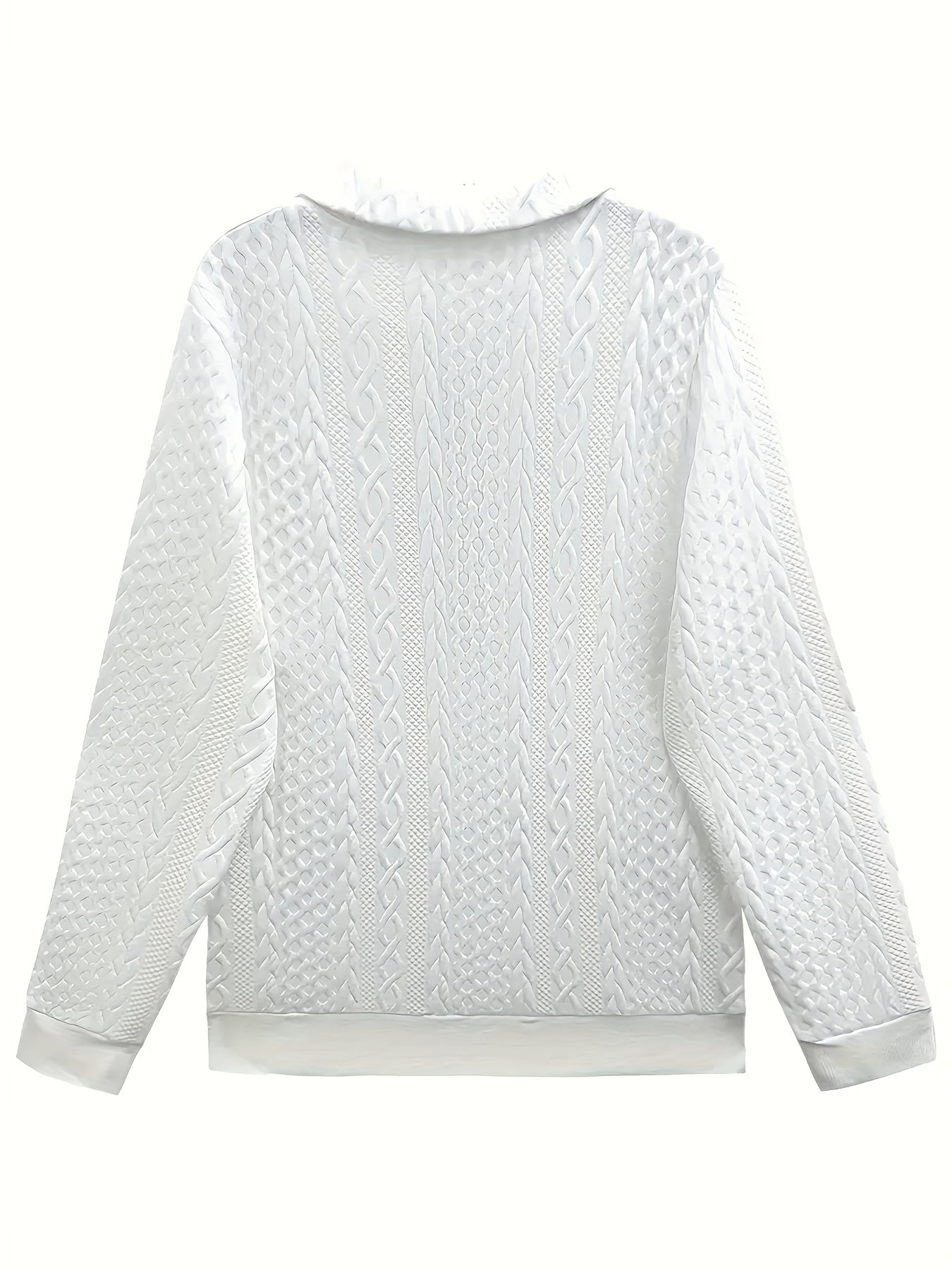 Sofie – Elegantes Sweatshirt mit langen Ärmeln und Reißverschlusstaschen
