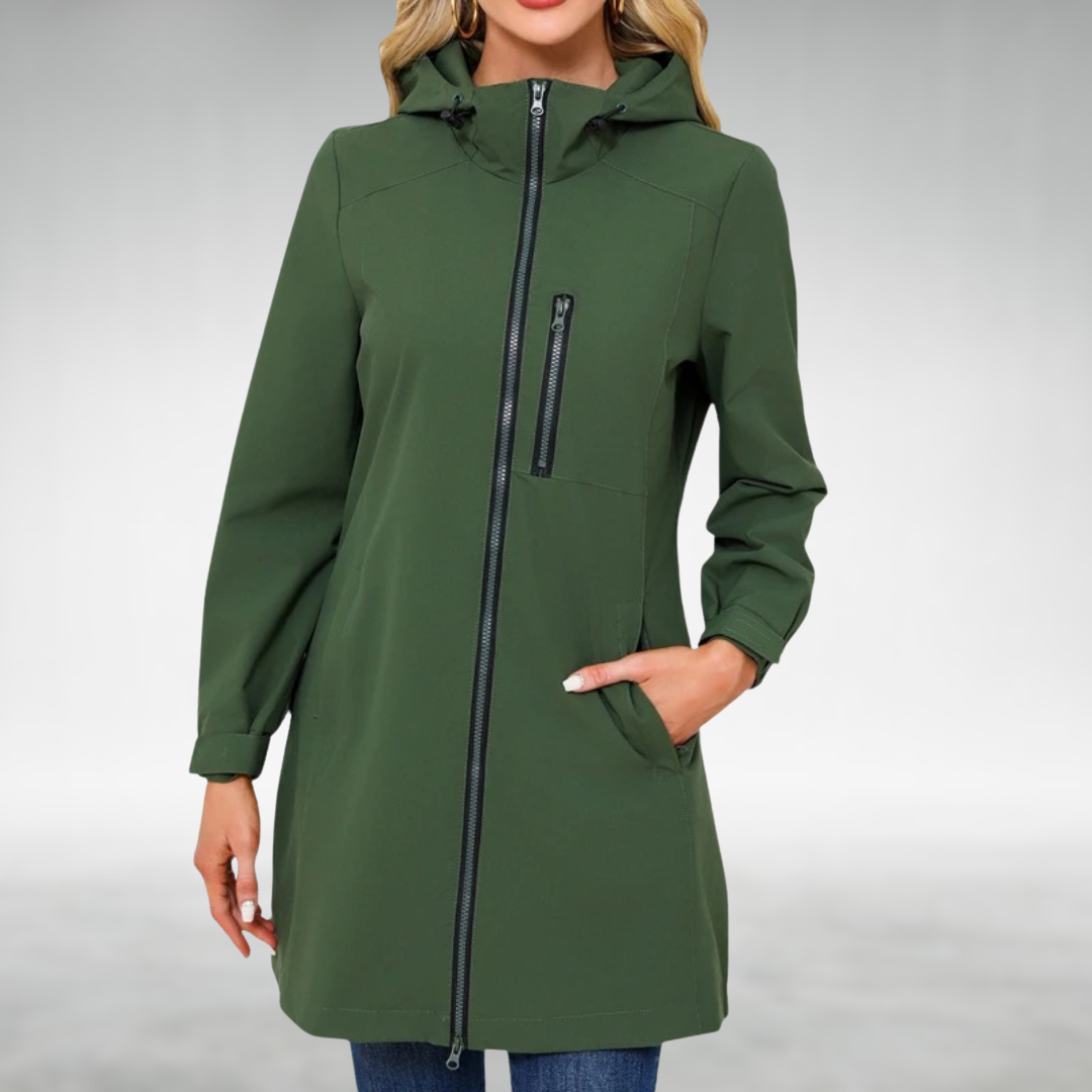 Helen™ - Damen Wasserdichte Lange Jacke