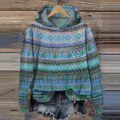 Gaby | Ethnischer Retro Hoodie