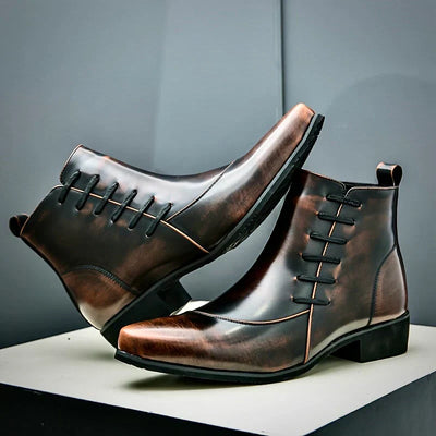 Samuel  - Thatcher Leder-Dressstiefel