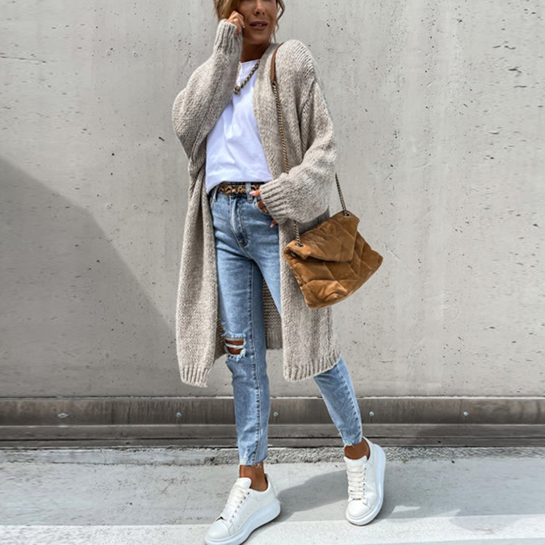 Camile - Klassischer Langer Cardigan
