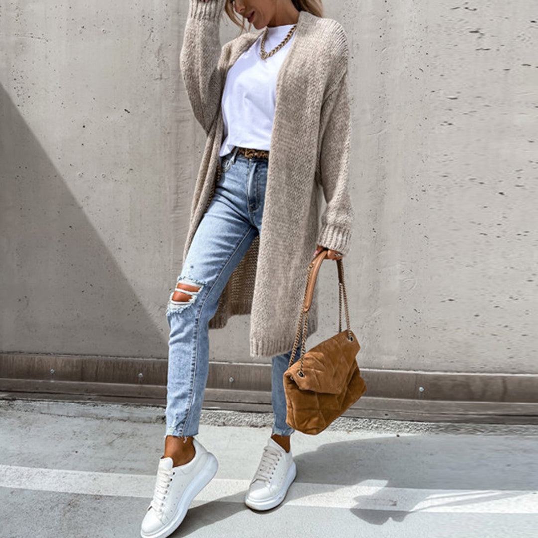 Camile - Klassischer Langer Cardigan