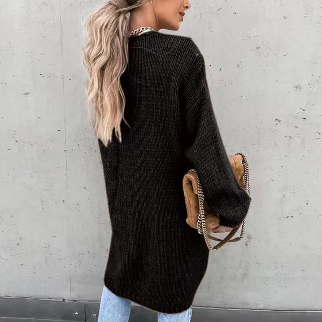 Camile - Klassischer Langer Cardigan