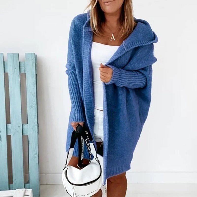 Lynn – Strickjacke mit Kapuze