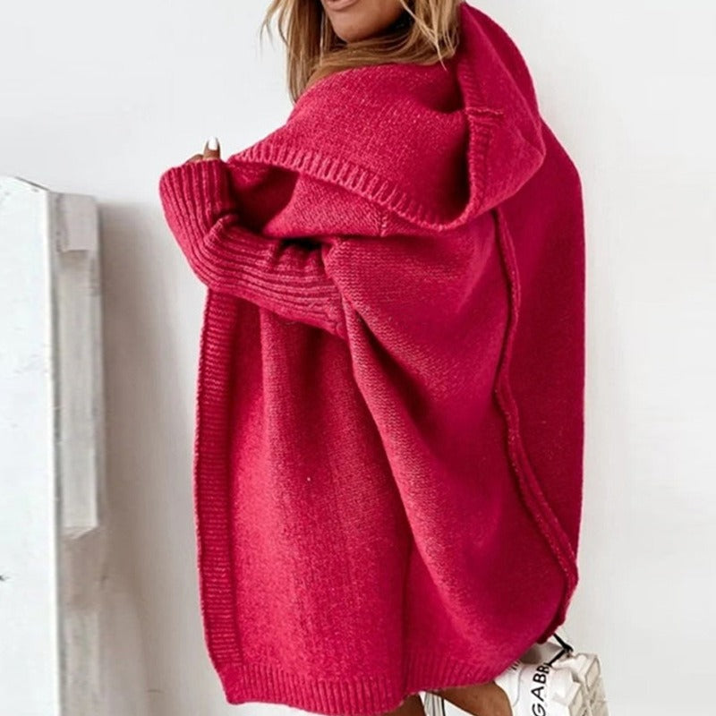 Lynn – Strickjacke mit Kapuze
