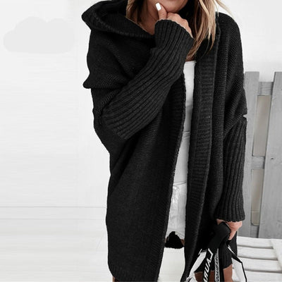 Lynn – Strickjacke mit Kapuze