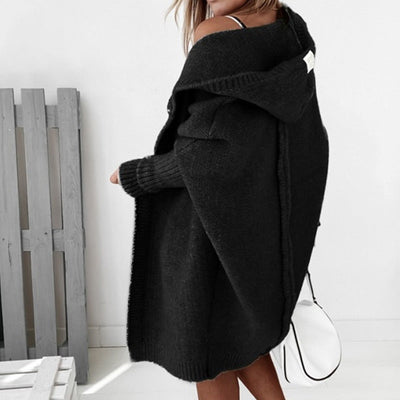Lynn – Strickjacke mit Kapuze