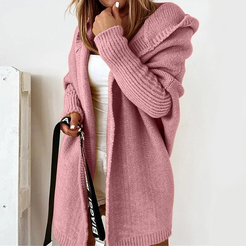 Lynn – Strickjacke mit Kapuze