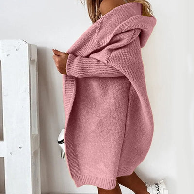 Lynn – Strickjacke mit Kapuze