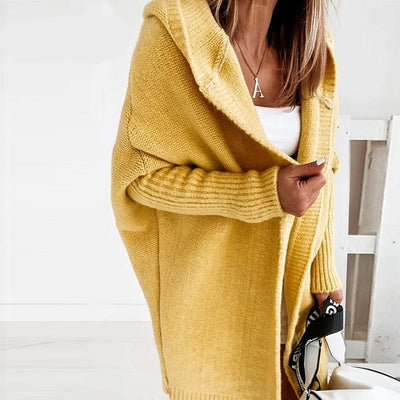 Lynn – Strickjacke mit Kapuze