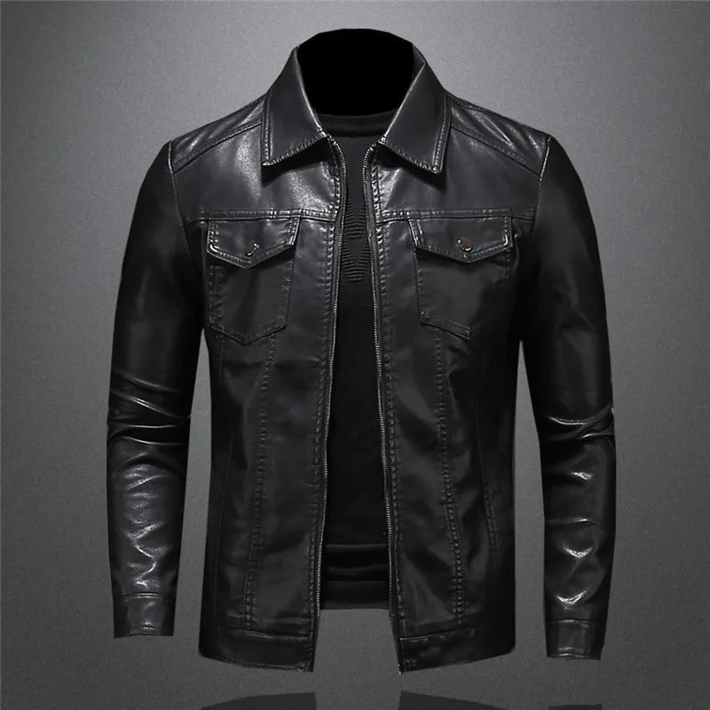 Laurence™ | Lässige Lederjacke