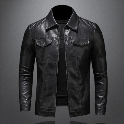 Laurence™ | Lässige Lederjacke
