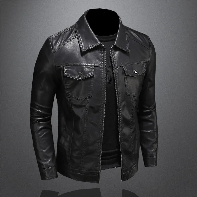 Laurence™ | Lässige Lederjacke