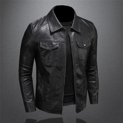Laurence™ | Lässige Lederjacke
