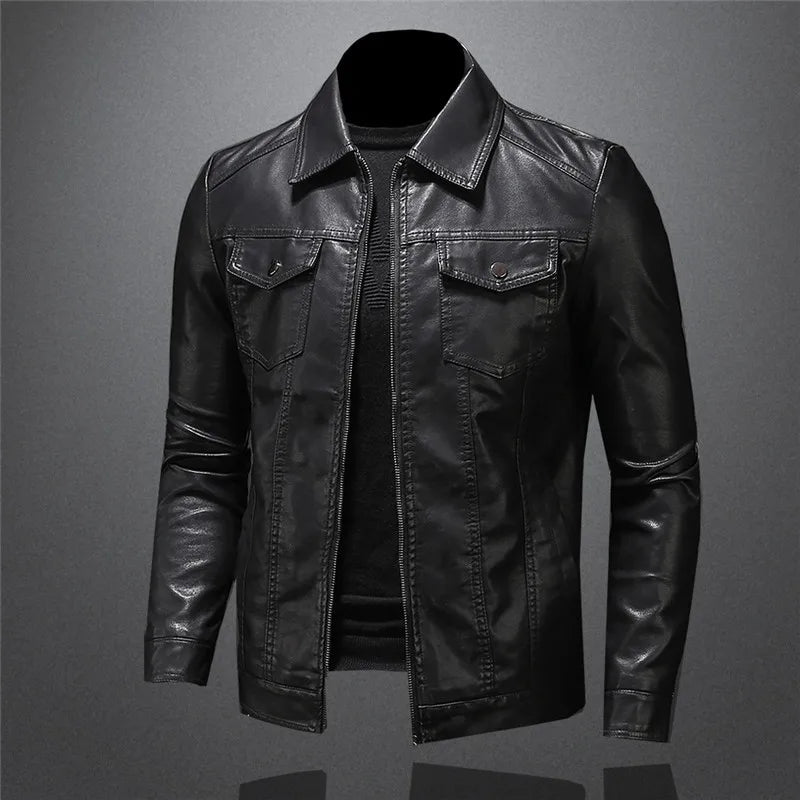 Laurence™ | Lässige Lederjacke