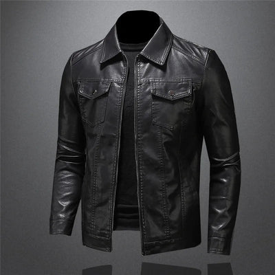 Laurence™ | Lässige Lederjacke