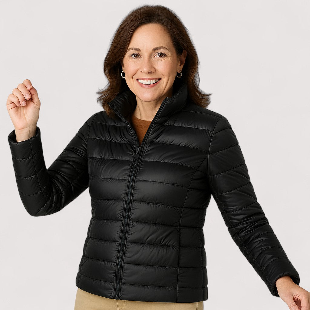 Cristine™ | Neue Ultraleichte Jacke Mit Weißen Entenfedern