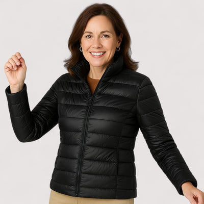 Cristine™ | Neue Ultraleichte Jacke Mit Weißen Entenfedern