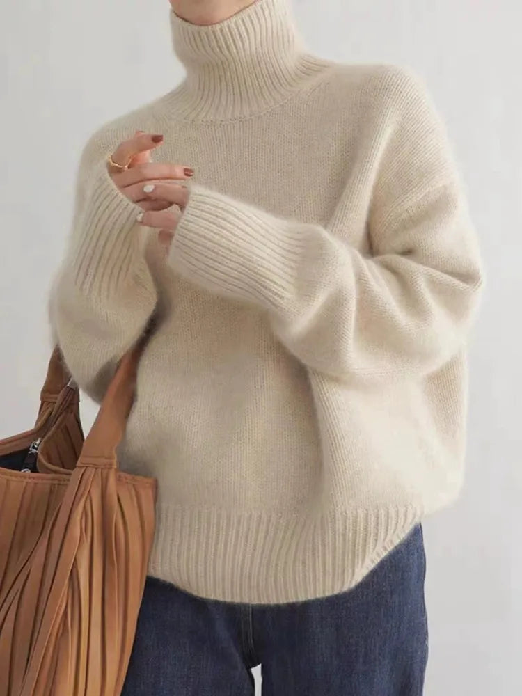 LENA - Premium Rollkragenpullover