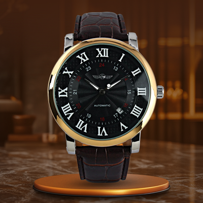 Mode Luxus Leder Vollautomatisches Uhr™ - Olsen & Olsen