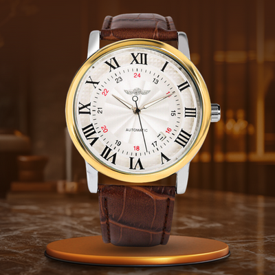 Mode Luxus Leder Vollautomatisches Uhr™ - Olsen & Olsen