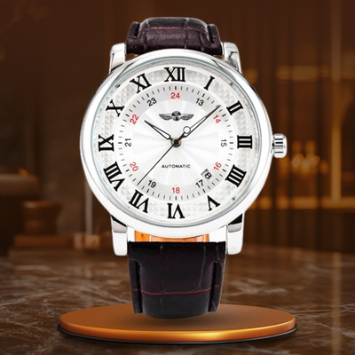 Mode Luxus Leder Vollautomatisches Uhr™ - Olsen & Olsen