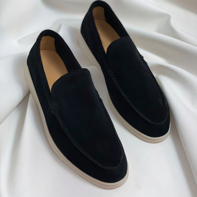 Calvin | Minimalistische Wildleder Loafers