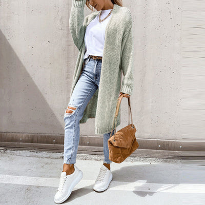 Camile - Klassischer Langer Cardigan