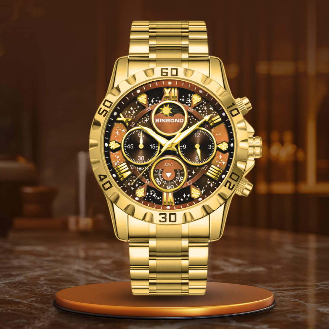 Luxus Chronograph Uhr mit Metallarmband™ - Olsen & Olsen