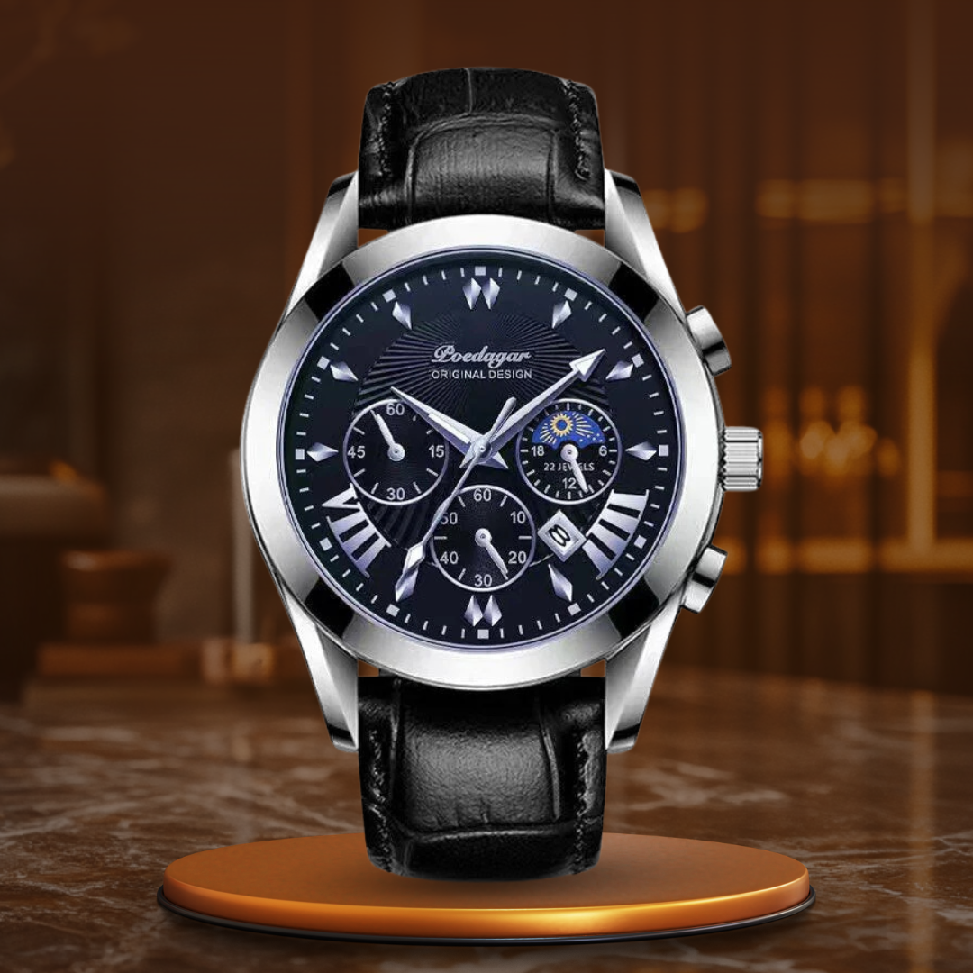 Elegantes Lederarmband Luxus Uhr™ - Olsen & Olsen
