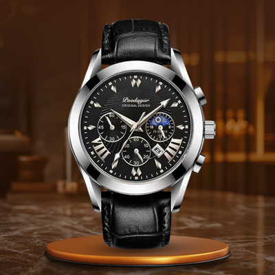 Elegantes Lederarmband Luxus Uhr™ - Olsen & Olsen