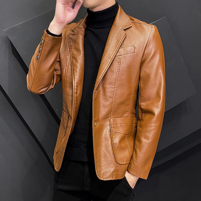 Kelvin - Leder Vintage Jacke