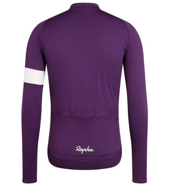 Rapha Unisex | Langarm Fleece Fahrradtrikot