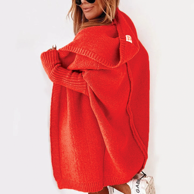 Lynn – Strickjacke mit Kapuze