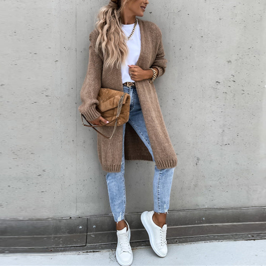 Camile - Klassischer Langer Cardigan