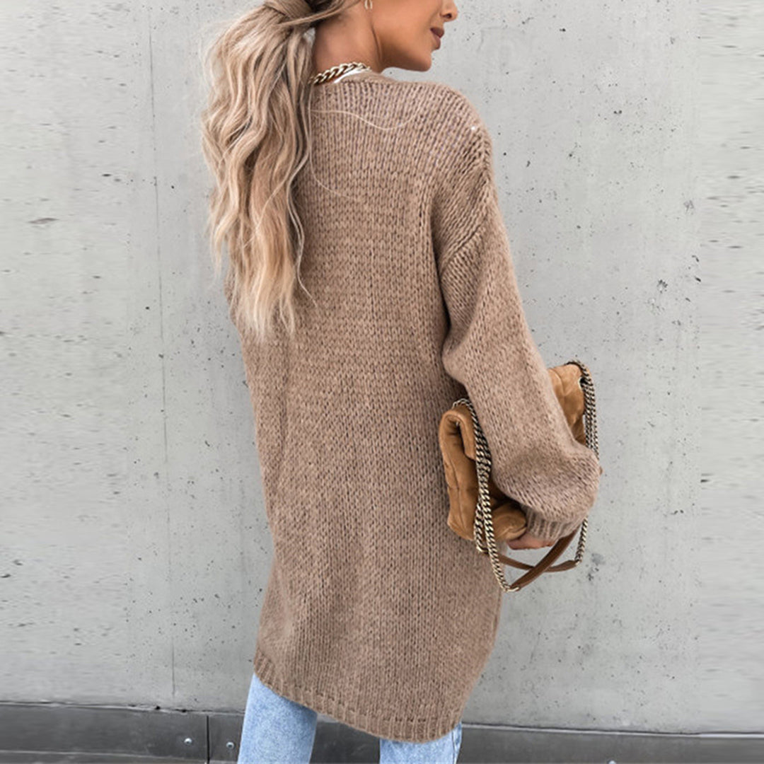 Camile - Klassischer Langer Cardigan
