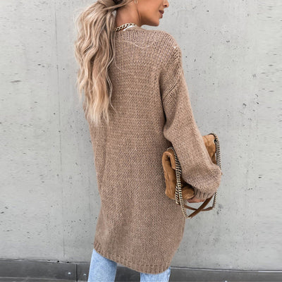 Camile - Klassischer Langer Cardigan