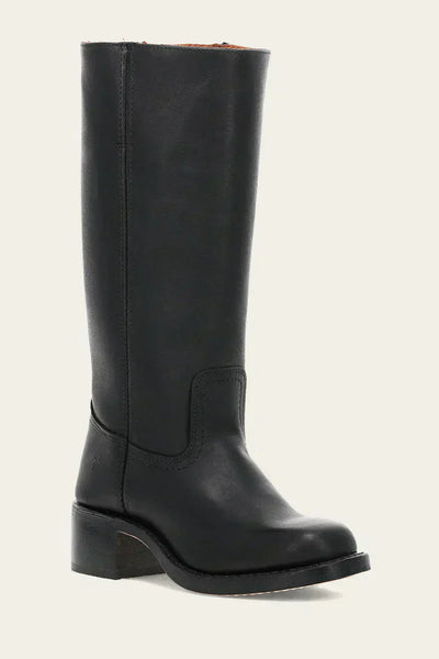 Delia – Kniehohe Stiefel mit schmaler Passform und strukturierter Sohle