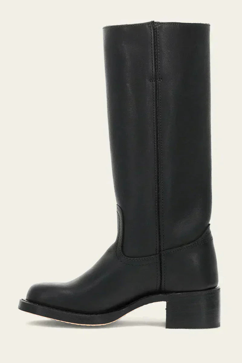 Delia – Kniehohe Stiefel mit schmaler Passform und strukturierter Sohle
