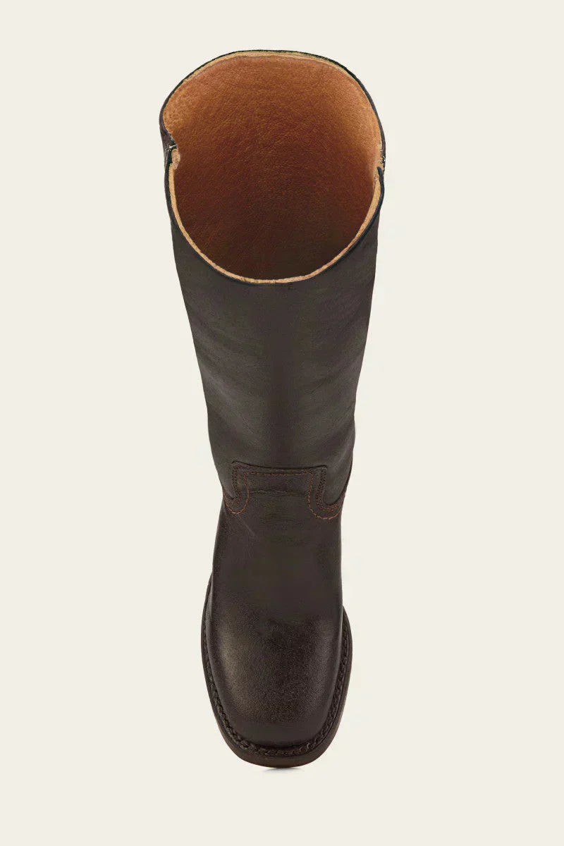 Delia – Kniehohe Stiefel mit schmaler Passform und strukturierter Sohle