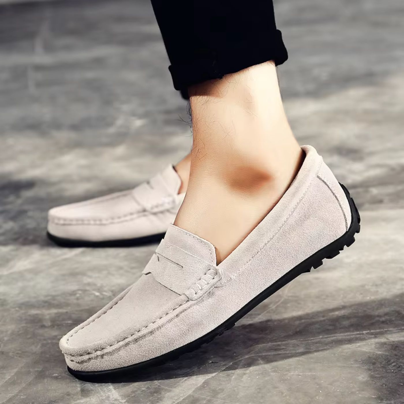 Beckett | Weiche Wildleder-Loafers