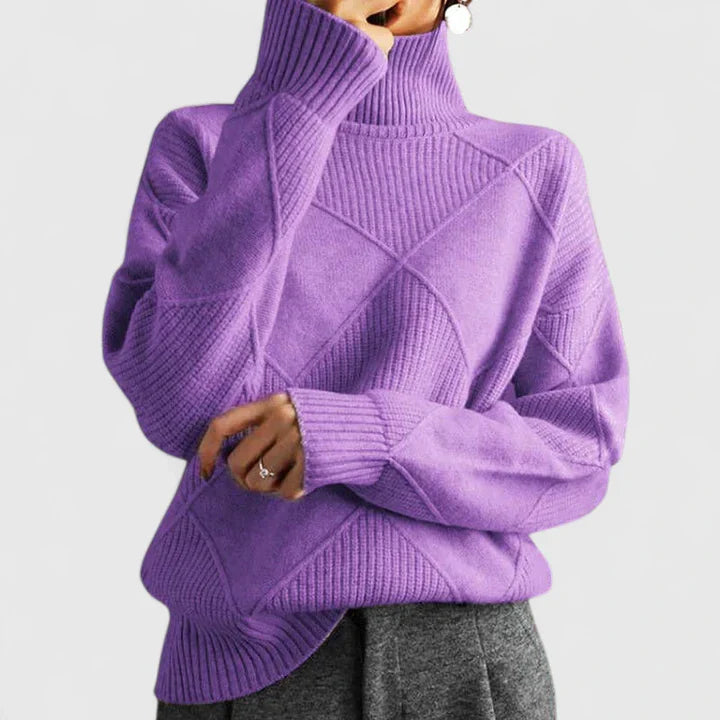 Adryssell™ | Bequemer Rollkragenpullover