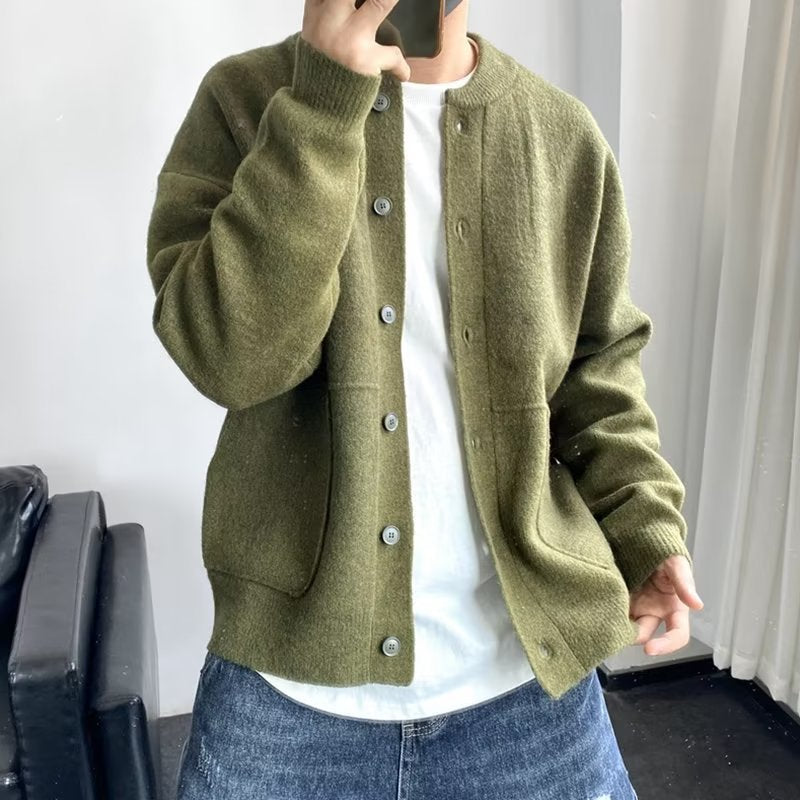 Herman™ – Weicher Strick-Button-Cardigan