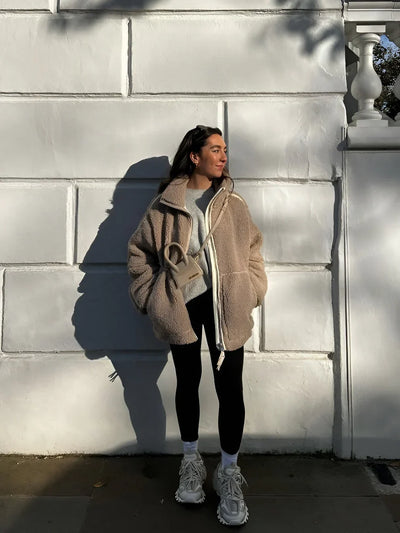 Anastasia | Weiche warme Teddyjacke