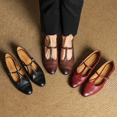Graneth – Elegante Ballerinas aus Echtem Leder