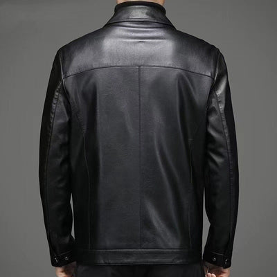 Lässige Lederjacke