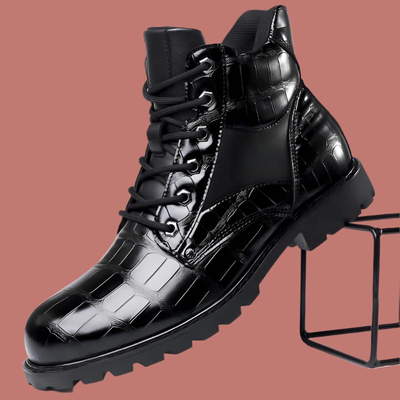 Rendell | Leder Croco Stiefel