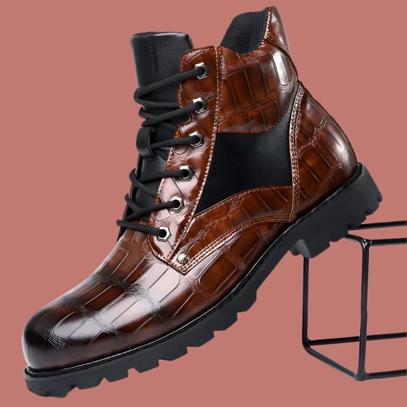 Rendell | Leder Croco Stiefel