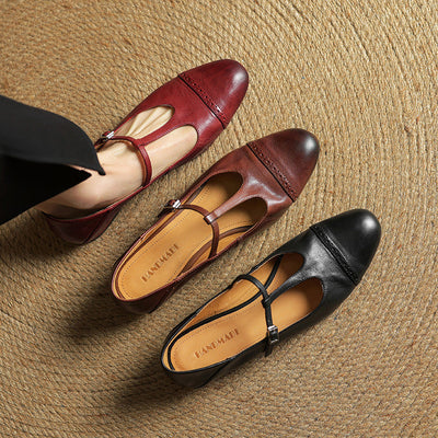 Graneth – Elegante Ballerinas aus Echtem Leder